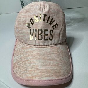 Vintage Pink “Positive Vibes” Baseballl Cap